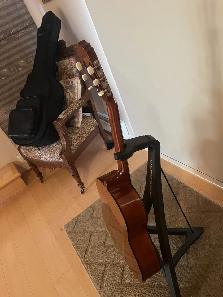 Guitarra clásica vintage japonesa ARIA AK200 con estuche acolchado Foto 2 de 4