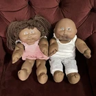 Cabbage Patch Girl HM3 African Boy HM2 Oklahoma Factory Vtg Old Tag