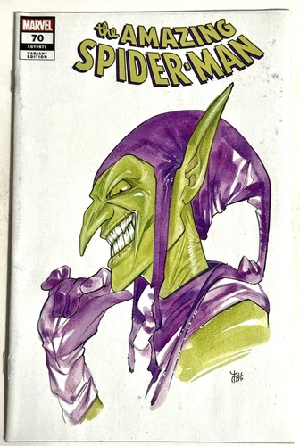 AMAZING SPIDER-MAN #70 PEACH MOMOKO GREEN GOBLIN ANIME VARIANT 2021 MARVEL VF/NM