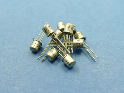 10x BC179C Siemens PNP Small Signal Transistor TO-18 Metal CAN