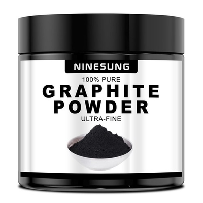#ad Ninesung Pure Graphite Powder 1 LB 44 Micron Ultra Fine 16 oz black $28.35