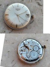 60s LONGINES CAL. 701 VINTAGE WATCH MOVEMENT MOVIMENTO UHREN DIAL 29mm WORKING