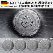 4x Lautsprecher Abdeckung Stil Für Mercedes W213 W205 GLC Burmester Edelstahl DE 4x Lautsprecher Abdeckung Stil Für Mercedes W213 W205 GLC Burmester Edelstahl DE