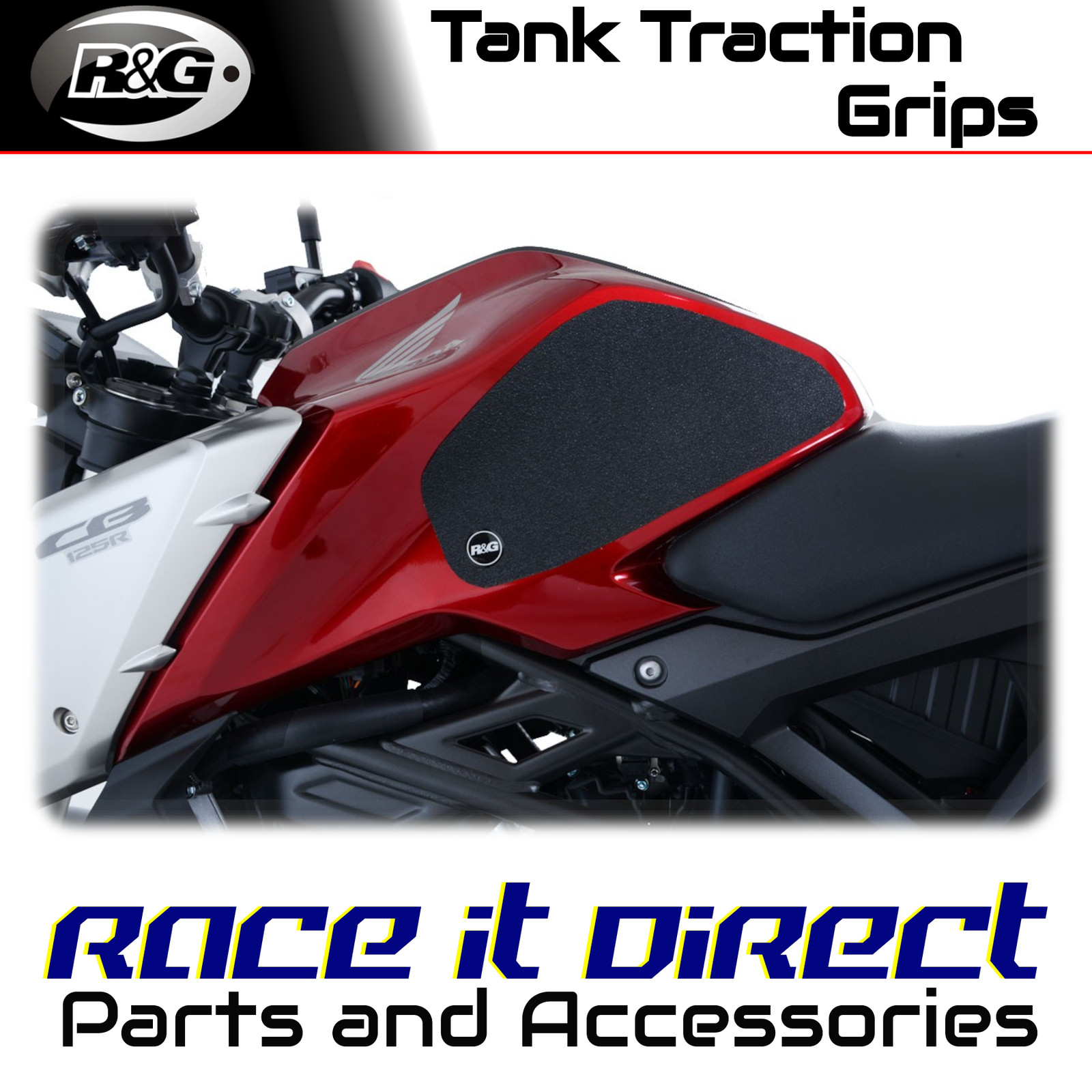 Tank Traction Grips for Honda CB125R 2018-2024 R&G