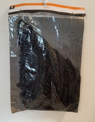 Black Feather Wings Costume Accessory