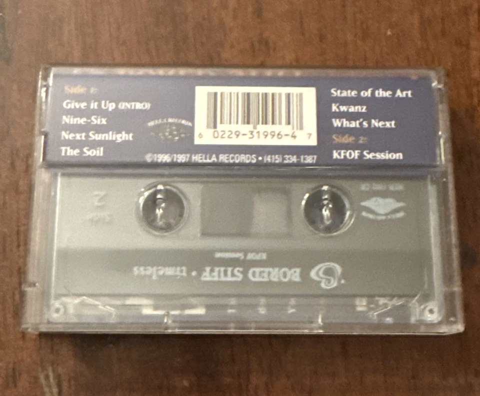 Bored Stiff Timeless Cassette Tape Demo Private Hip Hop Rap Rare 1997 West Coast - Image 3 of 4
