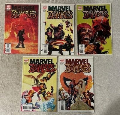 MARVEL ZOMBIES 1-5 WITH VARIANTS!!! BY ROBERT KIRKMAN