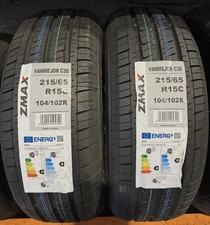 2x 215/65R15c BUDGET VAN TYRES BRAND NEW 2025 DOT! 215/65/15 2156515 215 65 15
