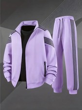 Men's Outfit 2 Piece Set Shirt Pants Suit PLUS SIZE BIG 5XL