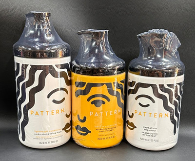 PATTERN Lot of 3 Lightweight Conditioner Hydration Shampoo Leave in Conditioner