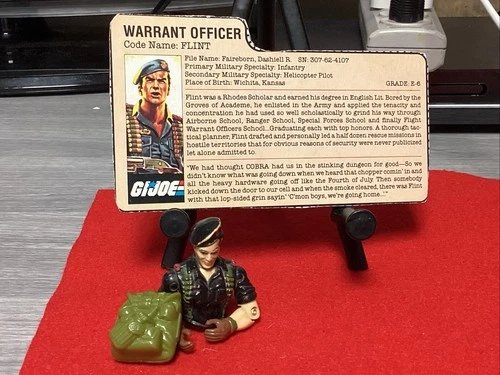 G.I. Joe Flint Torso 1985 Original Vintage Parts Accessories