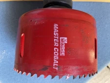 MORSE Master Cobalt Heavy Duty Hole Saw 3- 1/2 Inch Bi Metal w/Drive Shank