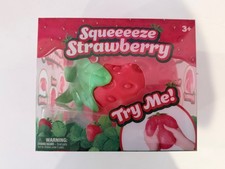 Sunny Days Jumbo Squeezy Strawberry Squishy Toy Stress Relief Sensory Fun