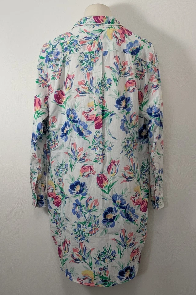 Nuevo Camisón Gap Body Floral Algodón Crujiente Popelina Precio de venta sugerido por el fabricante 59,95 USD Foto 3 de 4