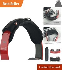 Universal Replacement Headband Cushion Cover for Comfort Protection - Black