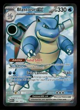 Blastoise ex Holo SV: Scarlet & Violet 151 184/165 MP Pokémon TCG on eBay