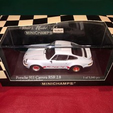Minichamps 1/43 Porsche 911 Carrera RSR 2.8 Diecast Model White Box