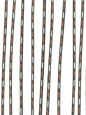 10x Guitar Purfling Binding Inlay 34" 880mm Flexible Strip Luthier C107