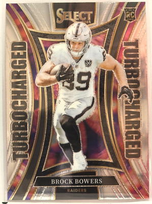2024 Panini Select - Turbocharged Brock Bowers #6 (RC)