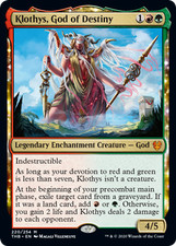 Magic MTG - Klothys, God of Destiny - Theros Beyond Death - EXC - EN