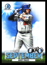 2023 Topps Bowman Chrome Andy Pages #SOS-5  Dodgers Sights on September MLB