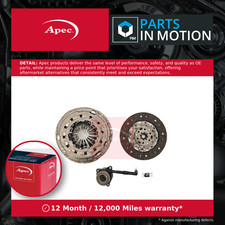 Clutch Kit 3pc (Cover+Plate+CSC) fits AUDI Q3 8U 1.4 13 to 18 240mm 02M141671A