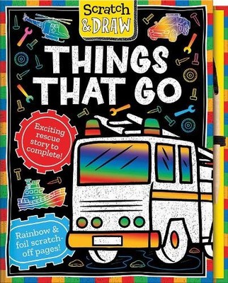 Scratch and Draw Things that Go - 9781801054812
