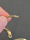 Vtg MILOR 925 Sterling Vermeil Smooth Snake Chain Lariat Necklace 18" — photo 4