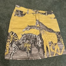 ROBERTO CAVALLI Vintage Zebra and Giraffe Ani...