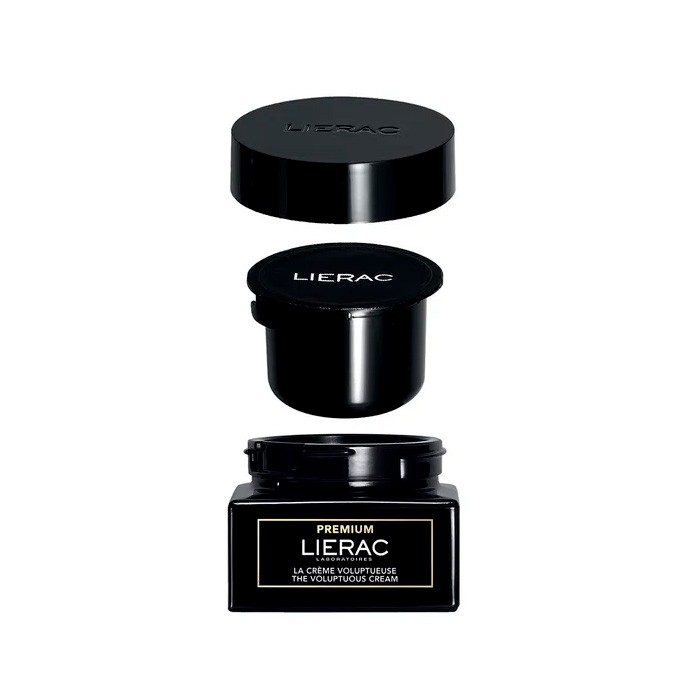 Lierac (Laboratoire Native It) Crema Lierac Premium La Voluptuese Antietà Ricarica - Viso Per Pelle Da Normale A Secca - 50 Ml - Nuova Formula - Immagine 8
