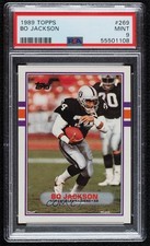 1989 Topps Bo Jackson #269 PSA 9 MINT 07tl