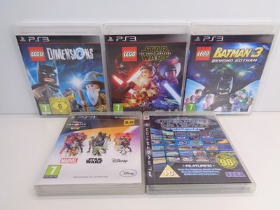 Sony PlayStation 3 PS3 Spiele Konvolut 5 Spiele Lego Dimensions (getestet & funktionsfähig)