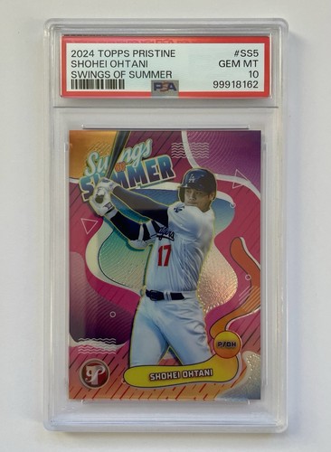 2024 Topps Pristine Shohei Ohtani Swings of Summer #SS-5 LA Dodgers PSA 10