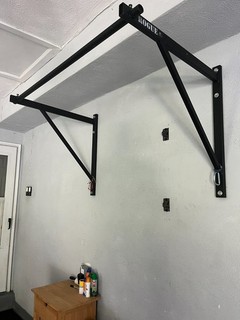 Rogue Fitness P 4 Pull Up System Wall/Ceiling Mount Bar Steel Black