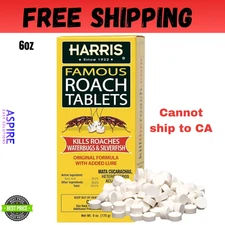 Harris Roach Tablets, Boric Acid Roach and Insects Killer with Lure, Alternative