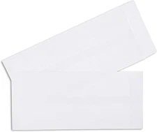 Juvale #14 Business Mailing Envelopes - 11.5 x 5 in, 50 One Size, White 