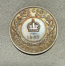 1907 Newfoundland Large Cent