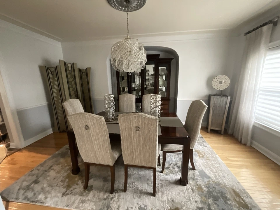 Juego de comedor Stanley, incluye mesa, hojas y buffet, usado Foto 3 de 4