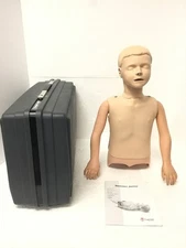 Laerdal Resusci Junior Training Manikin w/Hard Case & Instructions FREE SHIPPING
