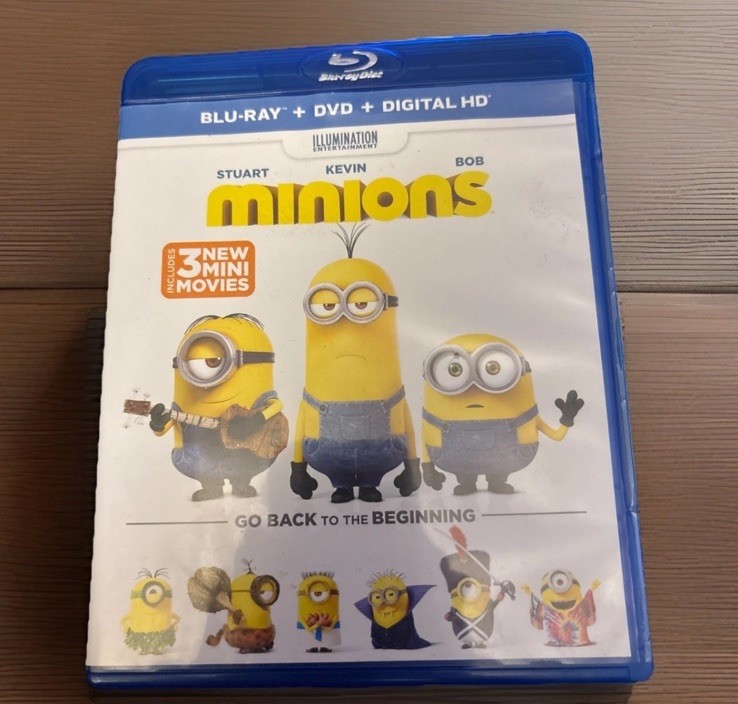 Minions (Blu-ray, 2015) Combo Pack Each With Feature Film & Bonus PG Rating