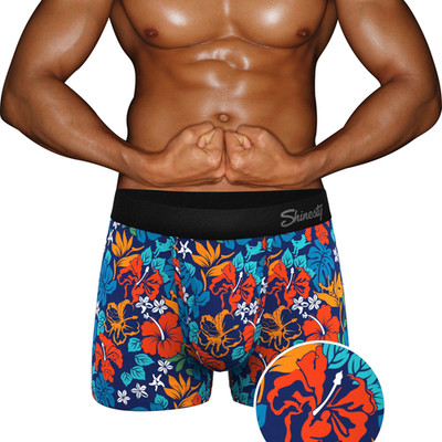 Shinesty Ball Hammock Boxer - Get Lei'd, Long Leg, Pick Size, 10180-2006