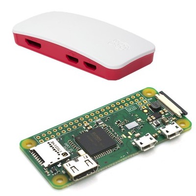 Raspberry Pi Zero W Kit / offizielles Pi Zero Gehäuse rot/weiß