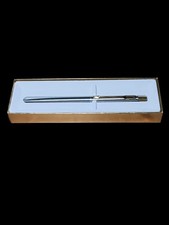 Parker Pen 45 Stainless Steel Flighter Gold Tone Arrow Made in USA 1960 Works