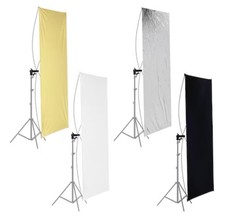 Neewer Photo Studio Flat Panel Light Reflector 35  X 70  W/360 Rotating Bracket