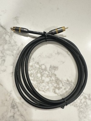 Monster Video 2 (MV2) High Resolution RCA Video Cable - 79'' (2 M) Gold Turbine