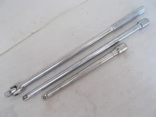 18" Breaker Bar Swivel Head PLUS 15" & 10" Socket Extensions All !/2"Dr. 3pcs.
