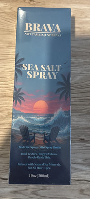 Mens Sea Salt Hair Texturizing 10oz  Spray for Natural Beach Waves EXP 10/28 NEW