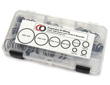Captain O-Ring ORS/ORFS Flat Face Hydraulic Oring Seal Kit (180pc, Viton 90)