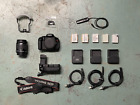 Canon Eos Rebel T3i Dslr Camera, 18-55mm Kit Lens, Extra Batteries, Accessories
