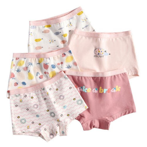 Girls Underwear Cotton Boxer Briefs Comfort Breathable Shorts Briefs For 2-16 YR - Picture 31 of 151